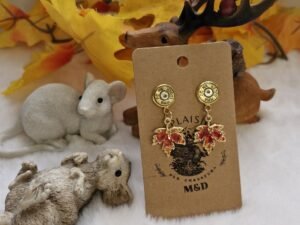 Boucles d'oreille feuille