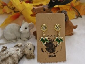 Boucles d'oreille feuille