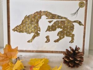 Sanglier chasseur et sanglier