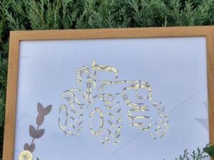 Tracteur en cartouches recycl&eacute;es