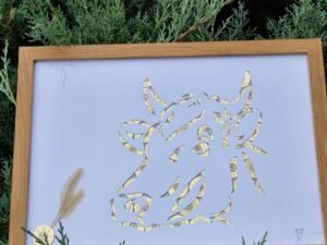 Vache en cartouches de chasse