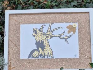 Cadre t&ecirc;te de cerf