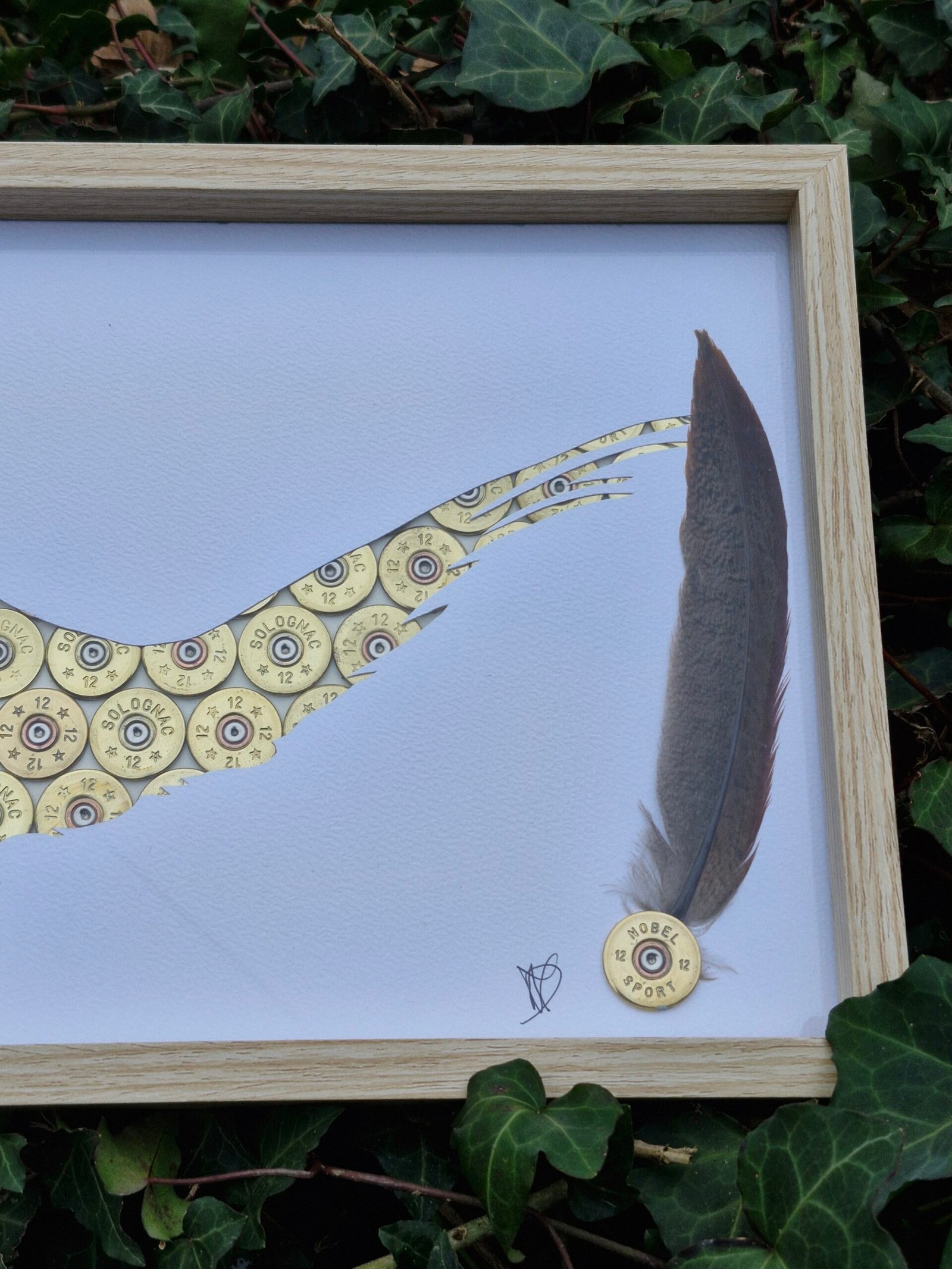 DECORATION FAISAN REALISE AVEC DE VRAIS DOUILLE DE CARTUCHES – Image 5