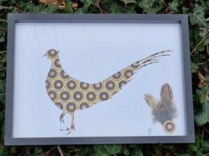 Décoration faisan avec de douille spécial