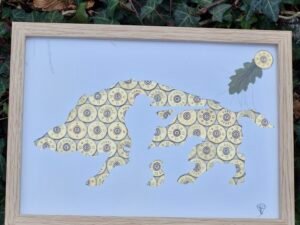 DECORATION CHASSEUR ET SANGLIER