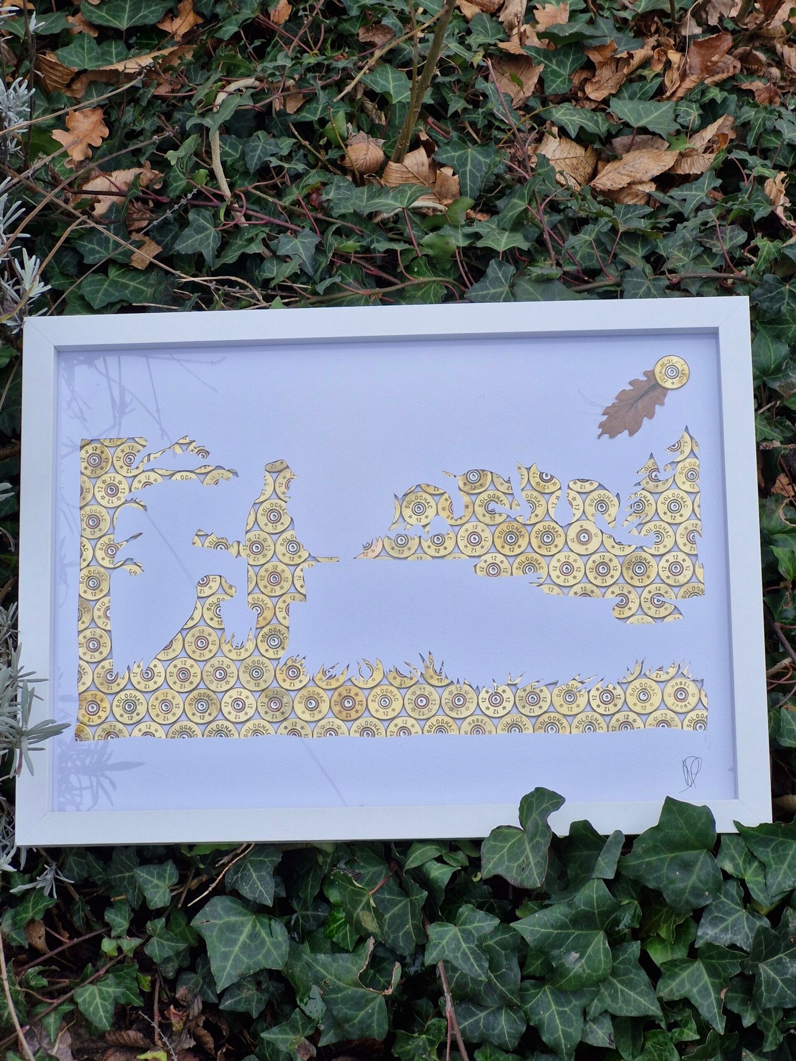 Chasseur et sanglier