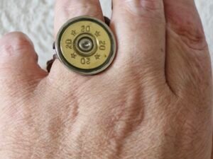 Bague argente reglable