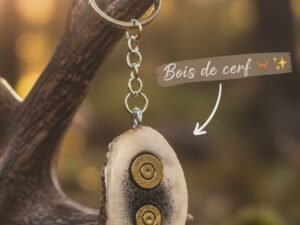 Porte-cl&eacute;s bois de cerf