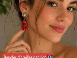 Bucle's d'oreille papillon